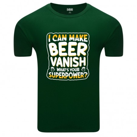 T-shirt Męski I Can Make Beer Vanish - Dla Miłośników Piwa